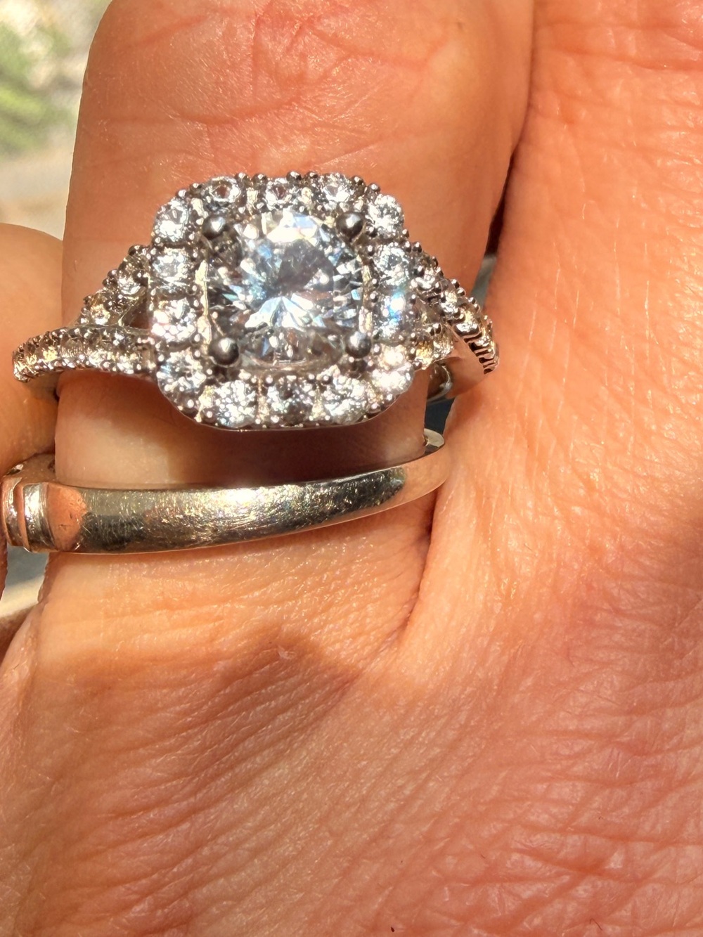 2 CTW Natural Diamond Ring Sz7